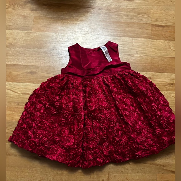 Cherokee Burgundy Baby Dress - Picture 1 of 3
